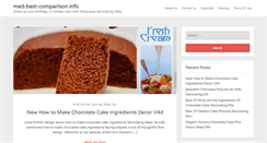 Desktop Screenshot of med-best-comparison.info